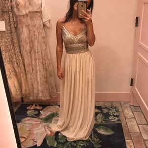 BHDN BRIDESMAID DRESS SIZE 0 BLUSH